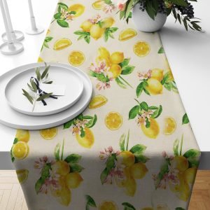 Ptextil - Текстилни продукти тишлайфер a table with a tablecloth and plates