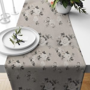 Ptextil - Текстилни продукти Тишлайфер "Бели рози" , в размер 40/140 см.