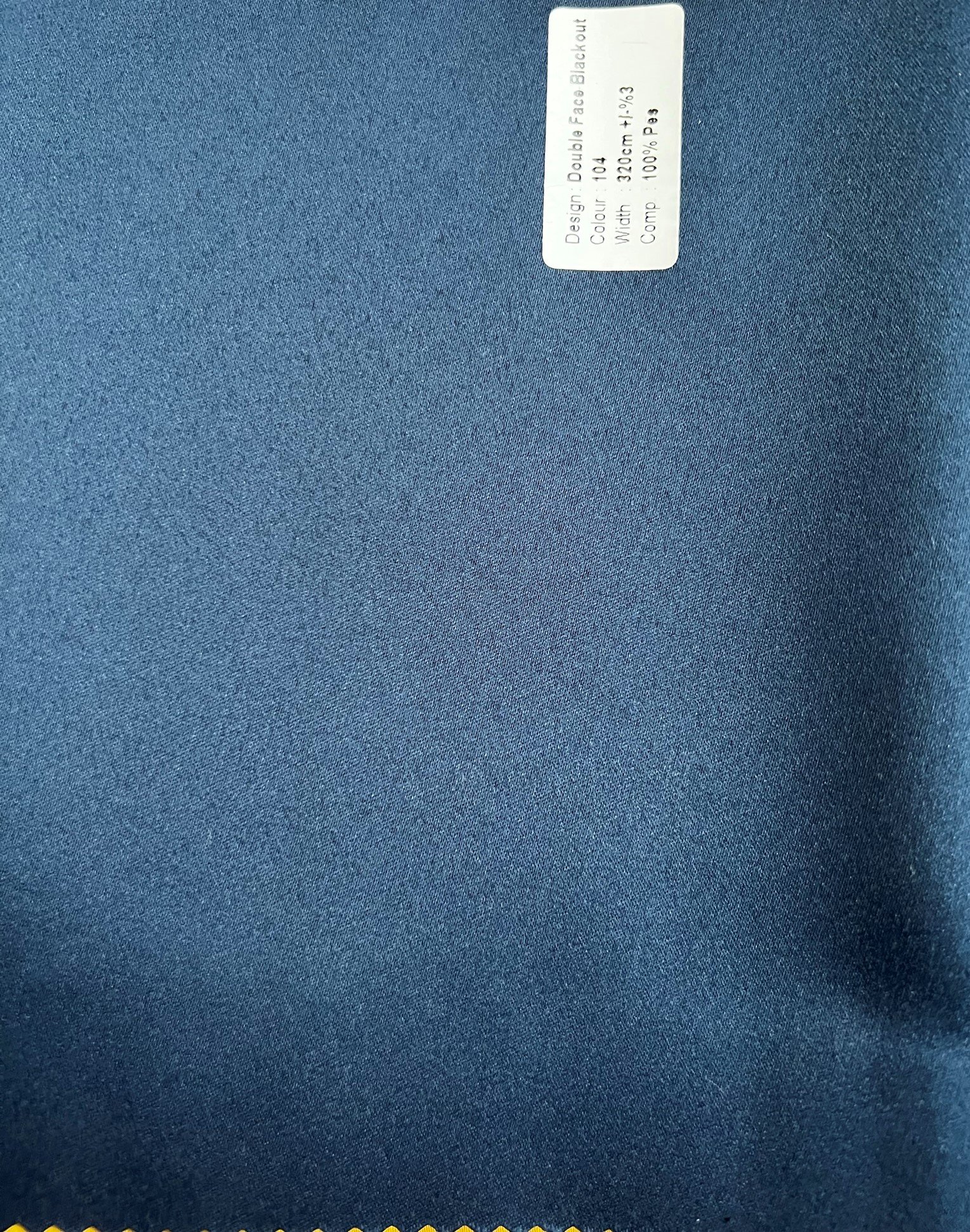 Ptextil - Готова завеса Блекаут Наситено синьо, С перделък Готова завеса Блекаут Наситено синьо, С перделък - Image 2