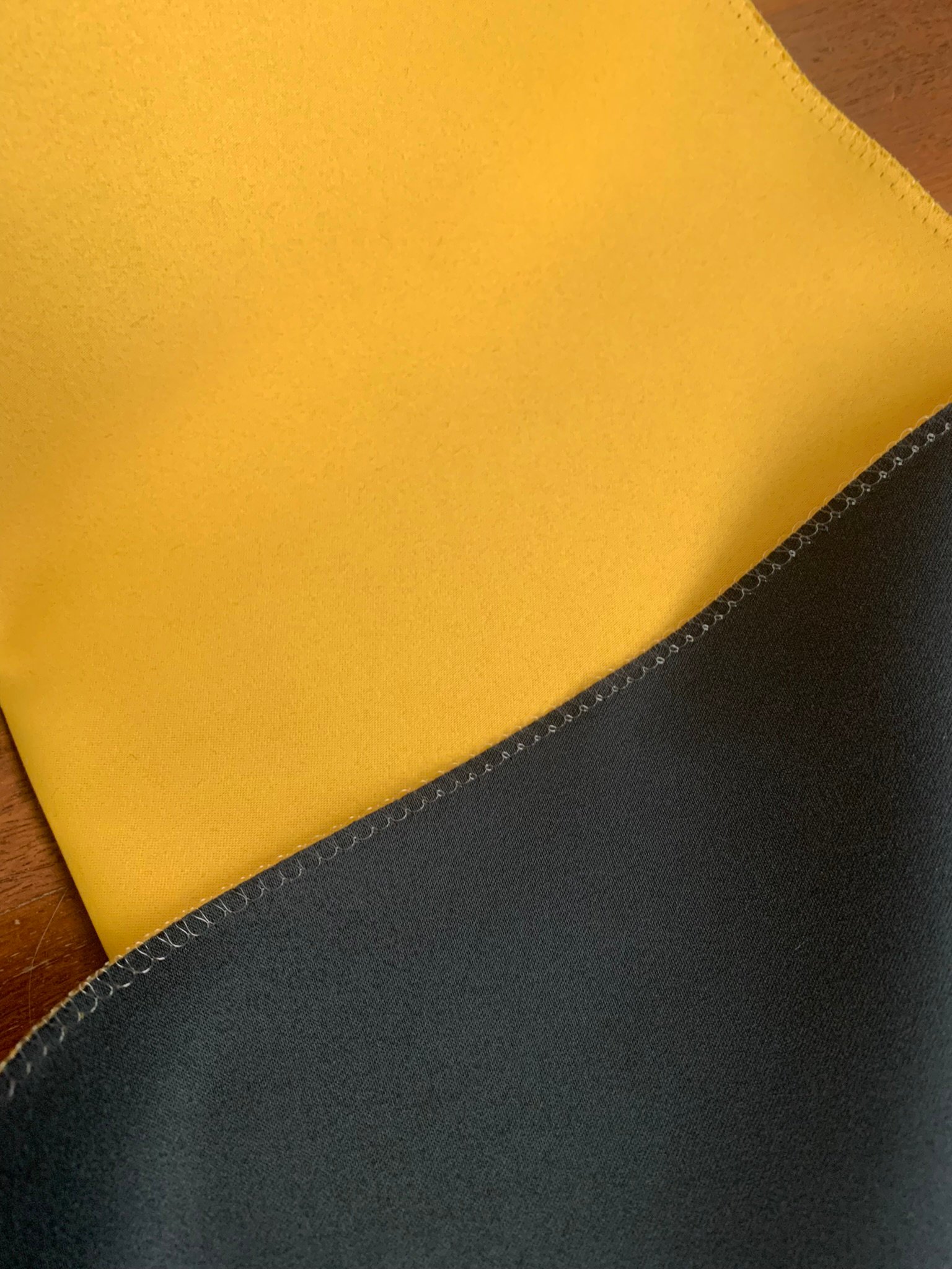 Ptextil - Готова завеса Блекаут Горчица, С перделък Готова завеса Блекаут Горчица, С перделък - Image 3
