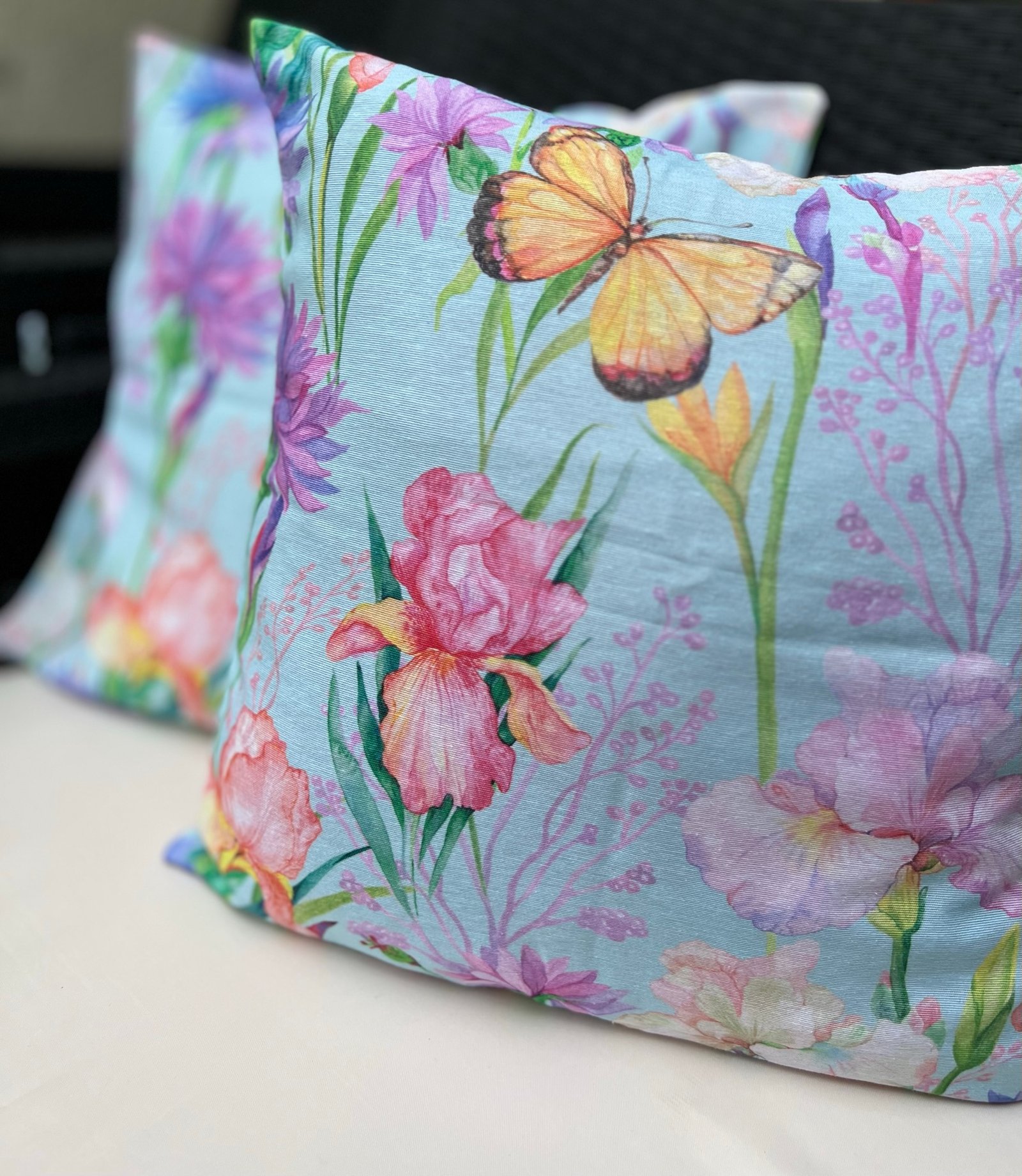 Ptextil - Декоративна калъфка Пеперуди, в размер 45х45 см. Декоративна калъфка Пеперуди, в размер 45х45 см. - Image 2