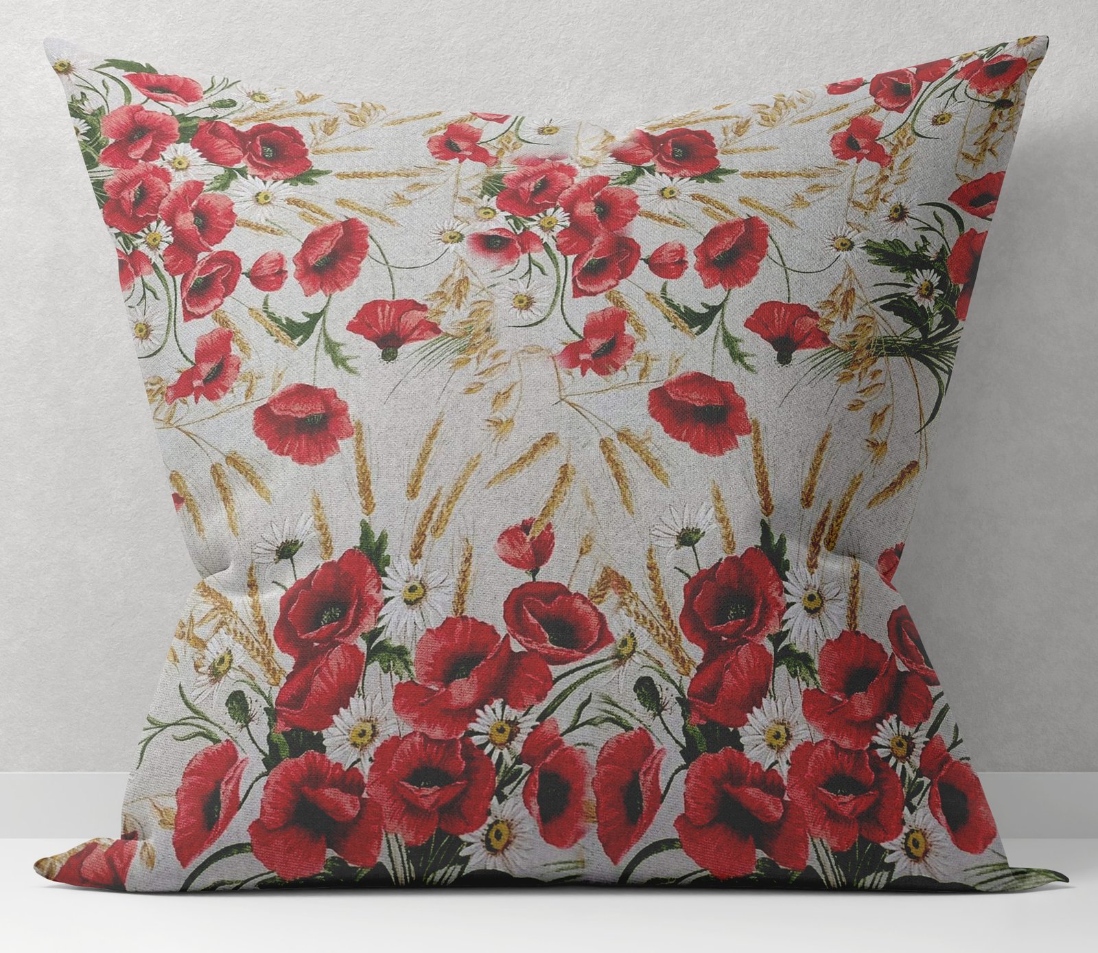 Ptextil - Декоративна калъфка Макове, 45х45 см. Декоративна калъфка Макове, 45х45 см.