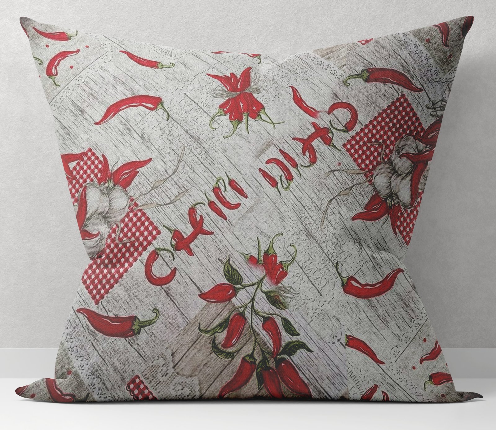 Ptextil - Декоративна калъфка Чушки, 45х45 см. Декоративна калъфка Чушки
