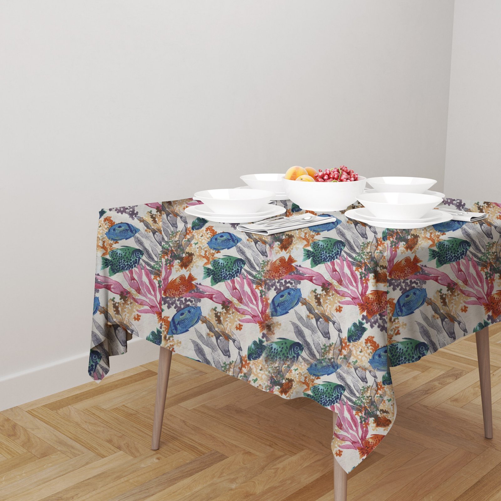 Ptextil - Покривка "Морски корали" Покривка "Морски корали"