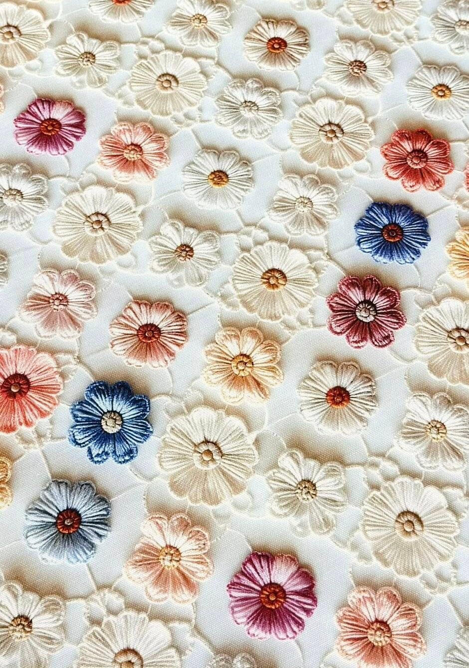 Ptextil - Хидрофобирана покривка ‘Бродирани цветя' Хидрофобирана покривка ‘Бродирани цветя' - Image 2