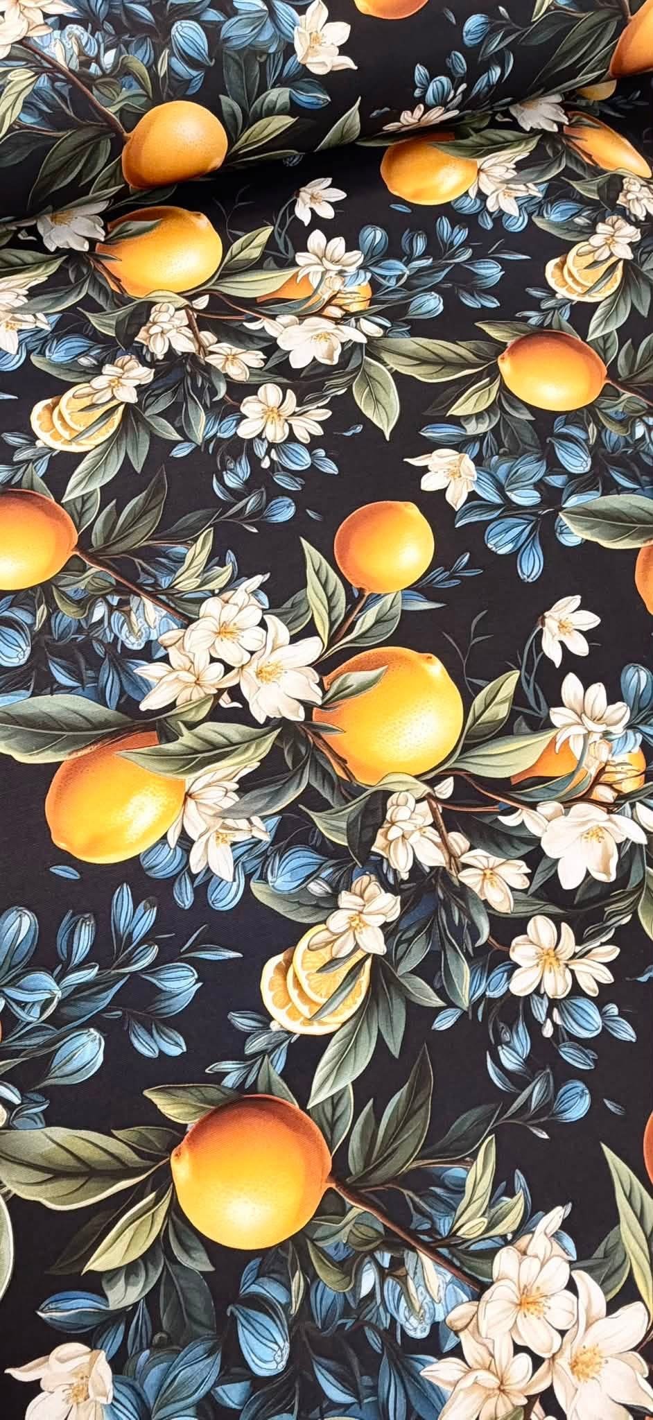 Ptextil - Хидрофобирана покривка ‘Лимонена нощ' Хидрофобиран плат „Лимонена нощ“ – отблъсква течности, не позволява да попиват в плата и се почиства лесно от ежедневни петна. Поръчай сега!